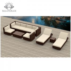 BGRF1018-rattan garden sofa