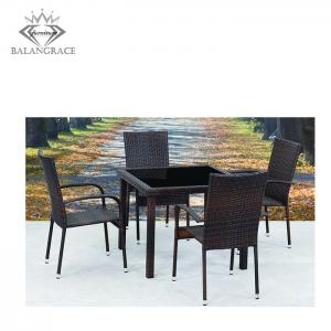 BGRF1149-rattan table and chairs